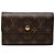 Portafoglio piccolo Louis Vuitton Monogram Alexandra marrone