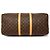 Borsa da viaggio marrone Louis Vuitton Monogram Keepall Bandouliere 55 - vista 3