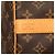 Borsa da viaggio marrone Louis Vuitton Monogram Keepall Bandouliere 55 - vista 5