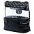 Borsa a Spalla Aquarium in Agnello Trapuntato e PVC Nero Chanel - vista 2