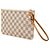 Pochette Louis Vuitton Damier Azur Neverfull MM Bianca Bianco - vista 2
