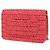 Wallet On Chain Portafoglio con tracolla Chanel Reissue 2.55 in tweed trapuntato rosso - vista 2