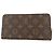 Brauner Louis Vuitton Monogram Zippy Long Wallet - Ansicht 2