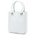 Borsa Prada Small Spazzolato Leather Satchel Bianca Bianco - vista 2