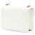 Borsa a tracolla Chanel White Quilted Lambskin Crystal Geometric CC Frame Flap Bianco - vista 2