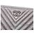 Chanel O Case Clutch Chevron Metallic Kalbsleder Grau Medium - Ansicht 5