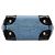 Borsa Louis Vuitton Epi Phenix PM blu - vista 3