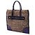 Brauner Prada Cinghiale Trimmed Viscose Flach-Tote - Ansicht 2
