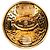 Orecchini a cerchio Chanel Logo placcati oro D'oro - vista 4