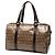 Borsa Boston Fendi Zucchino Crystal marrone - vista 2