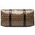 Borsa Boston Fendi Zucchino Crystal marrone - vista 3
