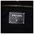 Borsa satchel nera Prada Tessuto con logo Oro, cuciture a vista e nappa - vista 5