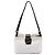 Borsa a tracolla Fendi Zucca Canvas bianca Bianco
