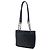 Chanel CC Caviar Schultertasche in Blau mit Fronttasche - Ansicht 2