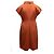 Valentino Garavani Vestido Valentino de mezcla de algodón y seda Naranja Talla US 12 - vista 4
