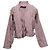 Alaïa Blusa de lazo estampada en burdeos y blanco Alaia Talla IT 40 Roja