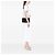 Borsa a tracolla Chanel Medium Classic Lambskin Double Flap nera Nero - vista 5