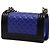 Borsa a tracolla Chanel Small Bicolor Lambskin Boy Flap Blu - vista 2