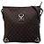 Borsa a tracolla Gucci GG Denim Abbey D Ring marrone
