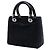 Borsa Cannage Lady Dior in nylon nero, misura Medium - vista 2