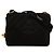 Bolsa transversal Chanel CC em camurça acolchoada preta Preto