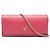 Portafoglio con catena Saffiano rosa Prada a tracolla