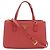 Borsa Mini Saffiano Lux Galleria Double Zip Rosa Prada