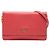 Prada Saffiano Lux Crossbody-Tasche mit Kette in Pink