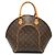 Borsa a mano Louis Vuitton Monogram Ellipse MM Marrone