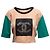 Tan & Multicolor Chanel Embellished Wool Short Sleeve Top Size FR 34 Camel