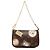 Borsa Louis Vuitton Monogram Patch Mini Pochette Accessoires marrone