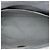 Borsa a tracolla Chanel Mini Square Classic in pelle d'agnello traforata argento con patta singola - vista 4