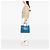 Blauer Prada Large Saffiano Leder Double Satchel - Ansicht 7