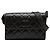 Borsa a tracolla Chanel CC in agnello trapuntato nero