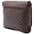 Sac bandoulière Louis Vuitton Damier Ebene Brooklyn MM Marron - vue 2