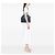 Borsa bowling Chanel CC in pelle di vitello invecchiata trapuntata blu - vista 6