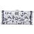 Book Tote Tote Book Dior in tela bianca con ricami Around The World Bianco - vista 3