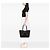 Tote Abbey in denim GG Gucci marrone con tasca e anello a D - vista 6