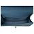 Borsa a tracolla Chanel Old Medium Pleated Denim Boy Flap blu - vista 4