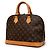 Bolso Louis Vuitton Monogram Alma PM Marrón Castaño - vista 2