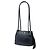 Borsa a tracolla Chanel CC in agnello nero con nappa - vista 2