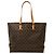 Borsa Tote Cabas Alto Louis Vuitton Monogram Marrone