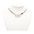 Collana Choker Chanel CC Placcata Oro con Logo in Strass D'oro - vista 6