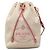 Pouch con coulisse Prada Canvas Canapa Logo Beige