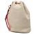 Pouch con coulisse Prada Canvas Canapa Logo Beige - vista 2
