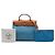 Borsa Hermès Toile Herbag Zip 31 blu - vista 8