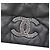 Borsa a tracolla Chanel Glint in pelle di vitello iridescente nera con patta a soffietto Nero - vista 5