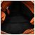 Borsa Satchel Dome Prada Vitello Daino arancione - vista 4