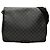 Borsa a tracolla Louis Vuitton Damier Graphite Daniel GM nera Nero