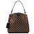 Borsa a tracolla Louis Vuitton Damier Ebene Graceful PM marrone